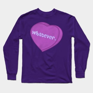 Whatever Candy Heart Long Sleeve T-Shirt